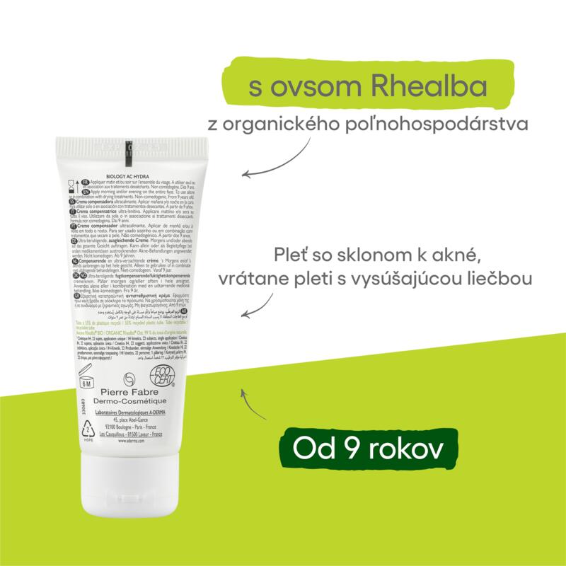 Hydratačný kompenzačný krém, ultra upokojujúci