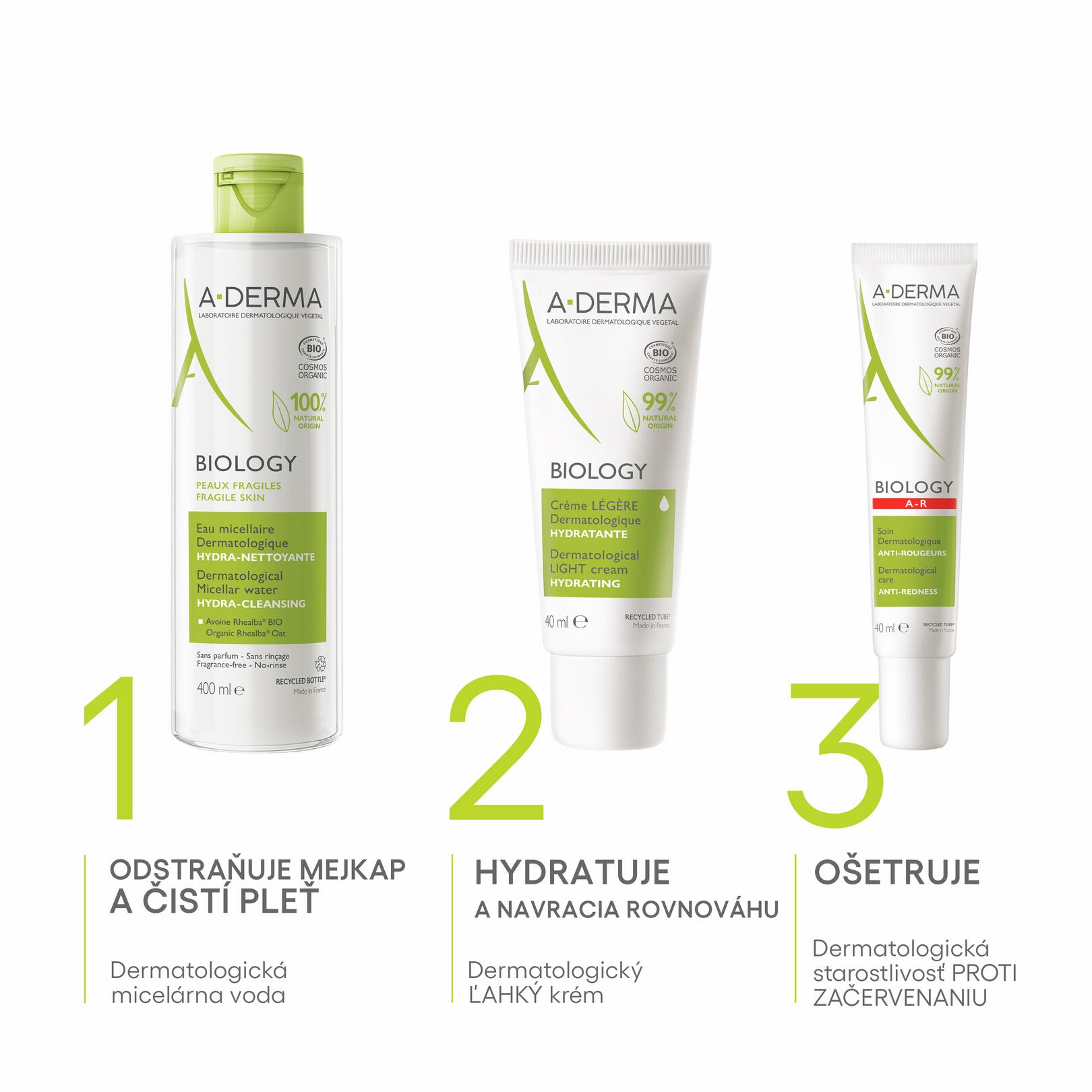 Dermatologická micelární voda Hydratační-čistící