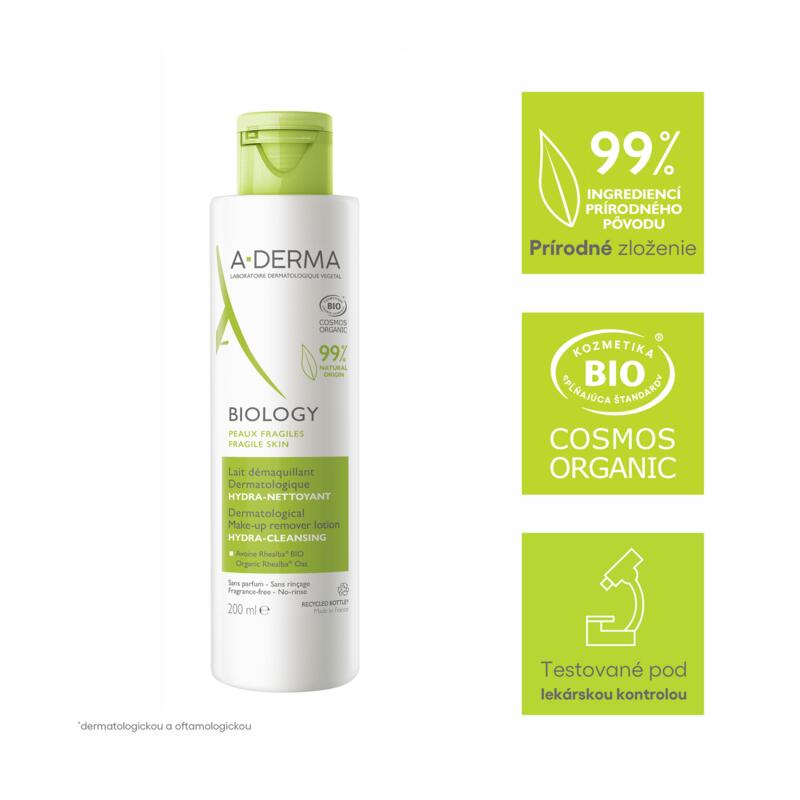 Dermatologické odličovacie mlieko HYDRATAČNÉ-ČISTIACE