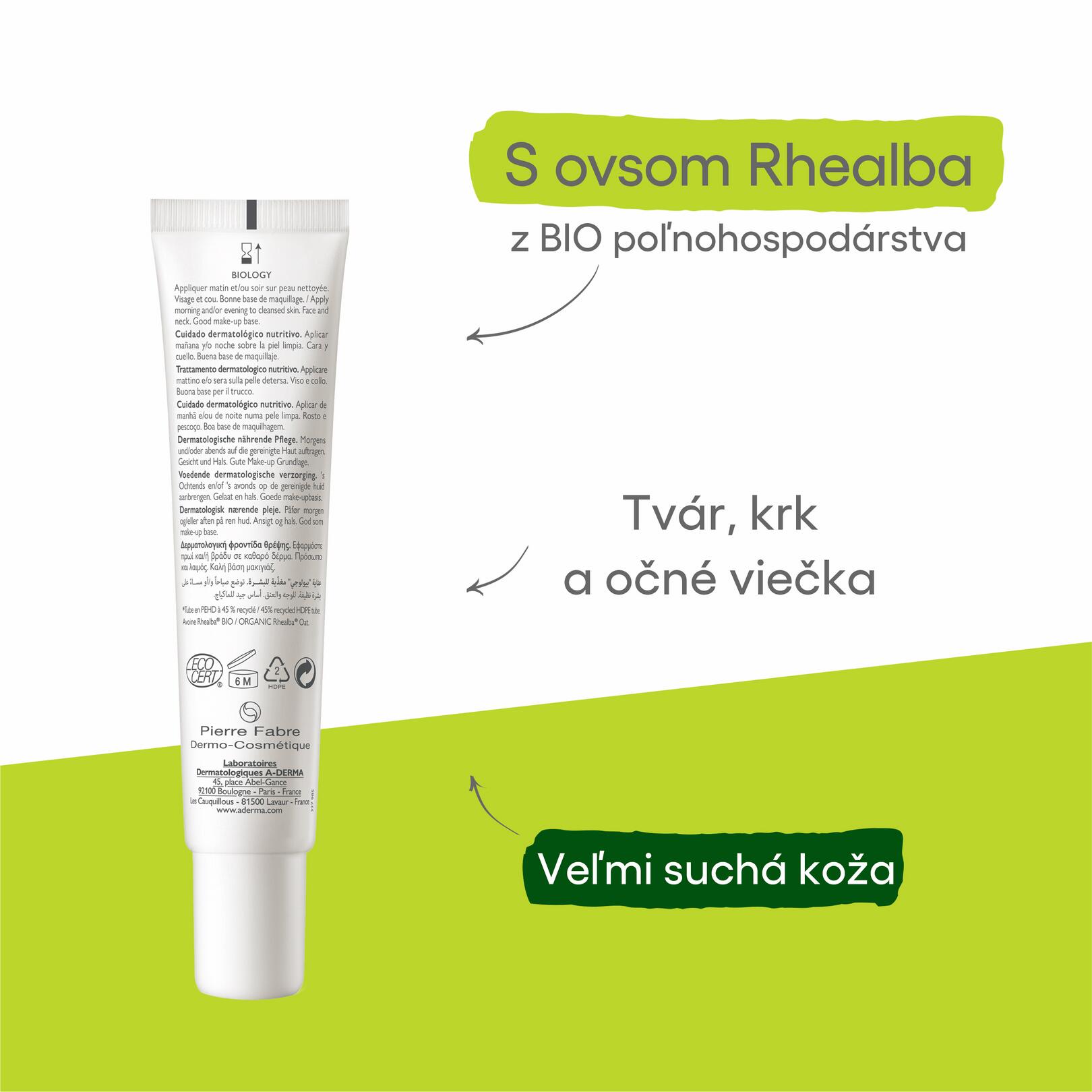 Dermatologická starostlivosť VYŽIVUJÚCA