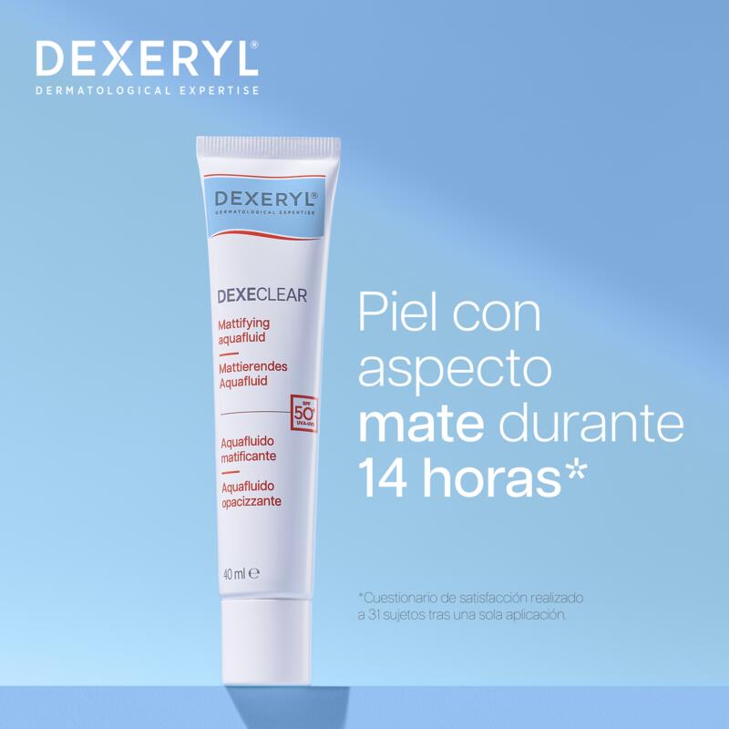 DEXECLEAR Aquafluido Matificante SPF50+