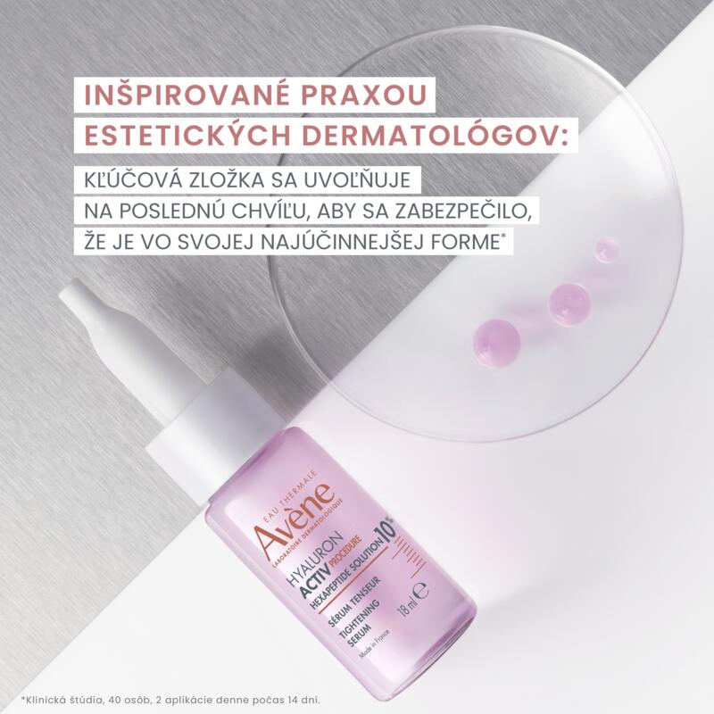 HYALURON ACTIV PROCEDURE Hexapeptidové spevňujúce sérum 10 %