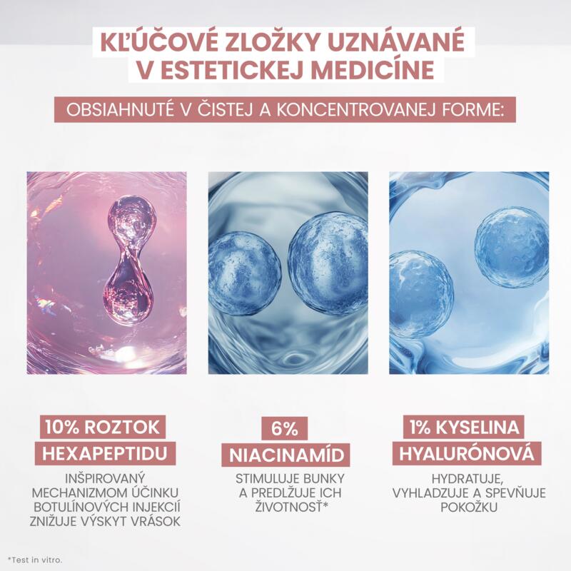 HYALURON ACTIV PROCEDURE Hexapeptidové spevňujúce sérum 10 %