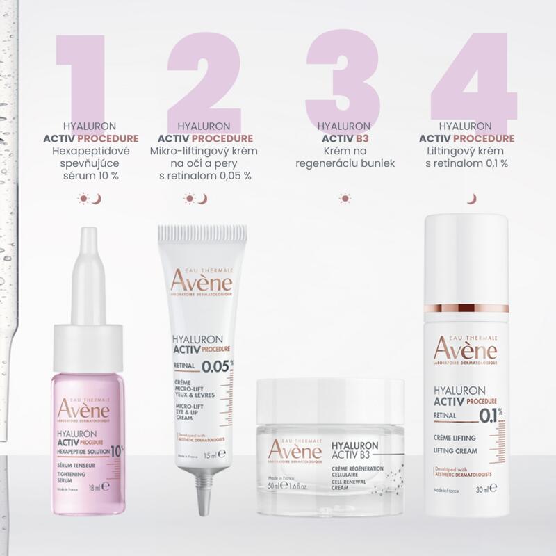 HYALURON ACTIV PROCEDURE Hexapeptidové spevňujúce sérum 10 %