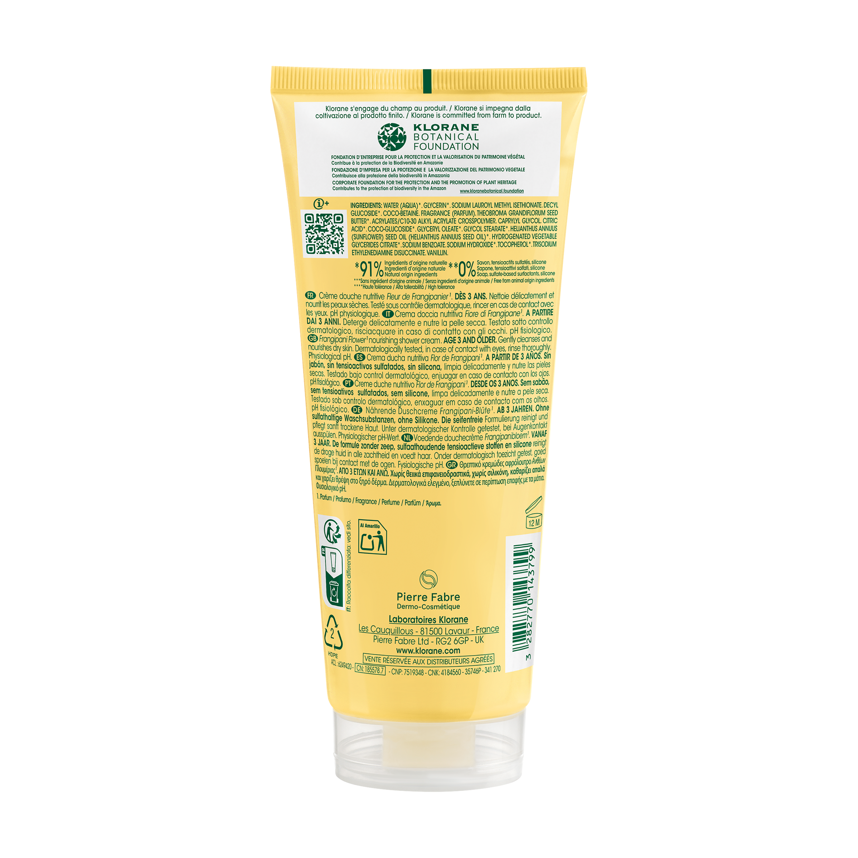 Creme Duche - Flor de Frangipani