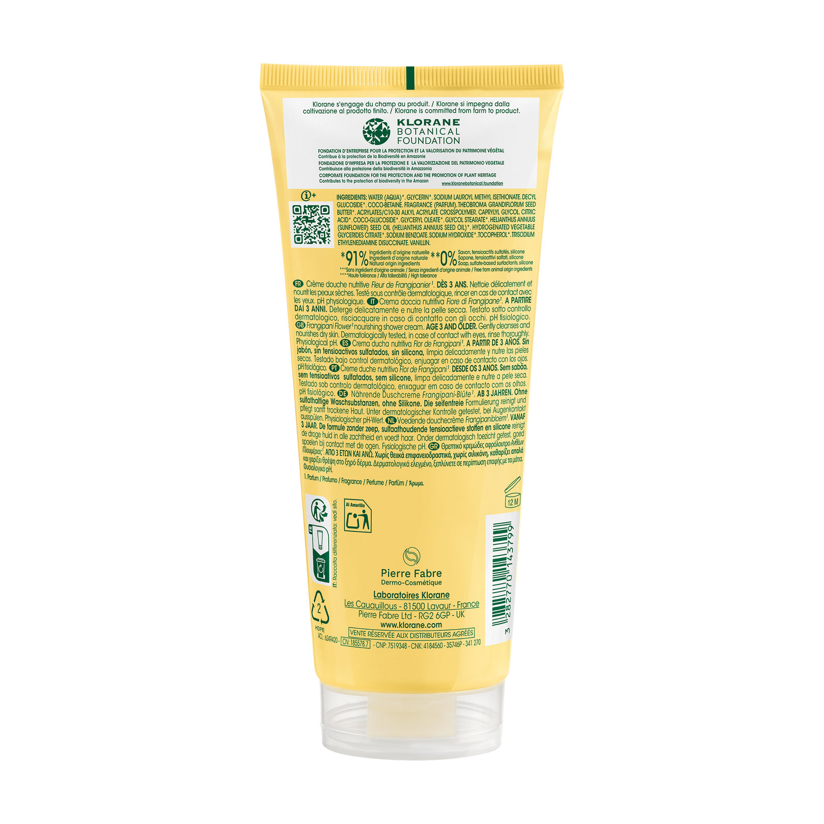Creme Duche - Flor de Frangipani