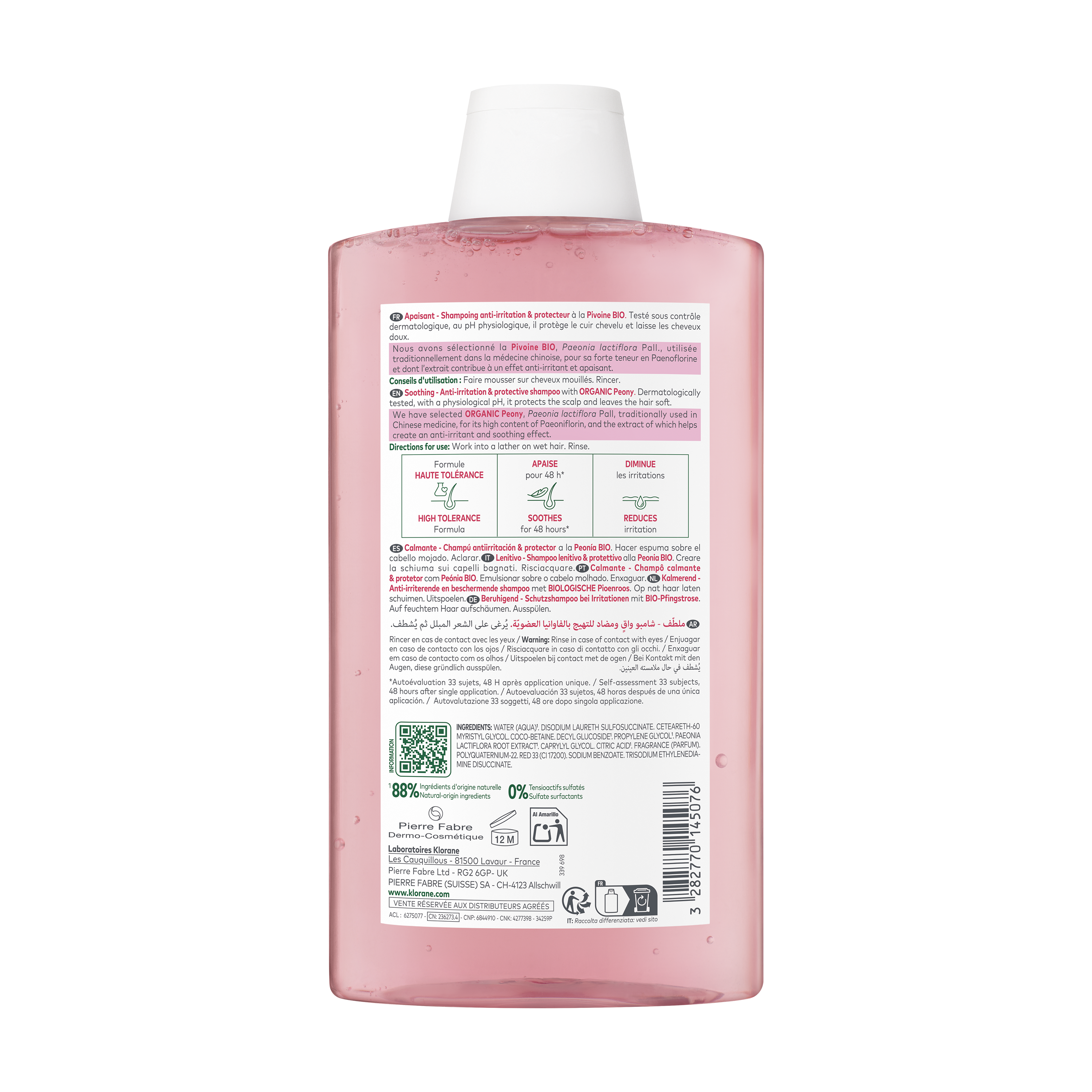 APAISANT Shampoing anti-irritation et protecteur