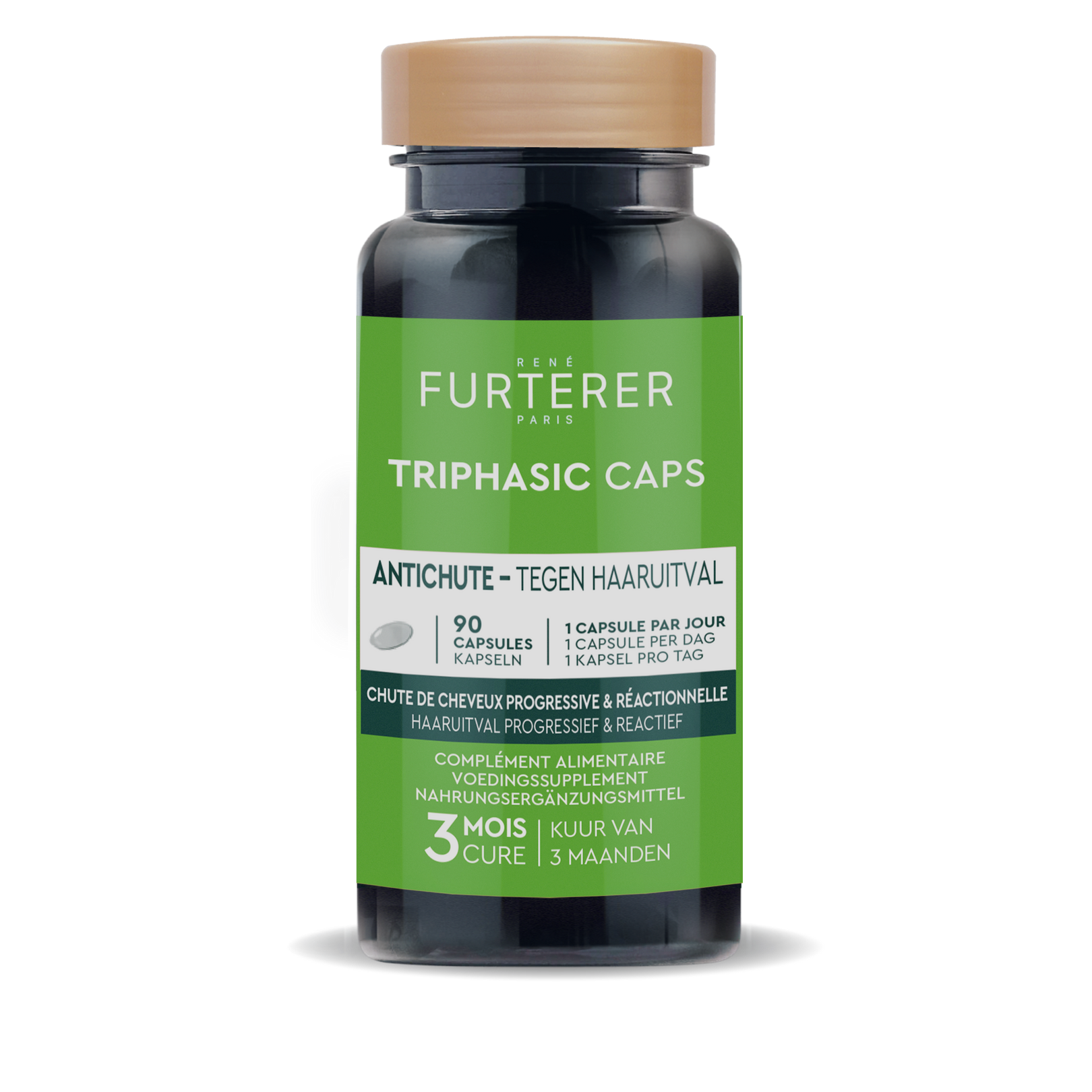 Triphasic Caps Antichute - Complément alimentaire anti chute de cheveux