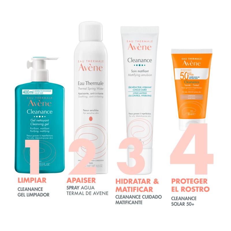 Cleanance solar con color SPF 50+