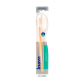 Brins coniques doux. Assainissable au micro-ondes. Dents sensibles. Protège-tête. Ergonome.