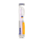 Brins extra-souples. Assainissable au micro-ondes. Dents sensibles. Protège-tête. Ergonome.
