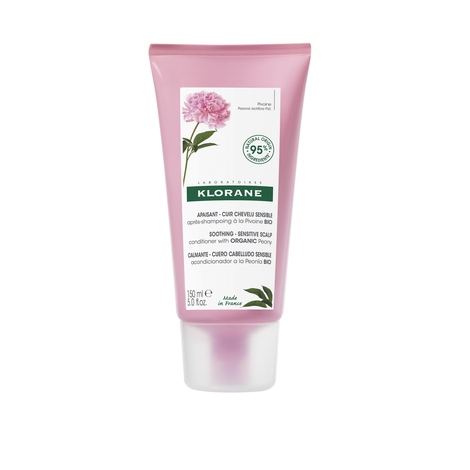 Soothing Conditioner with Organic Peony Sensitive scalp Klorane