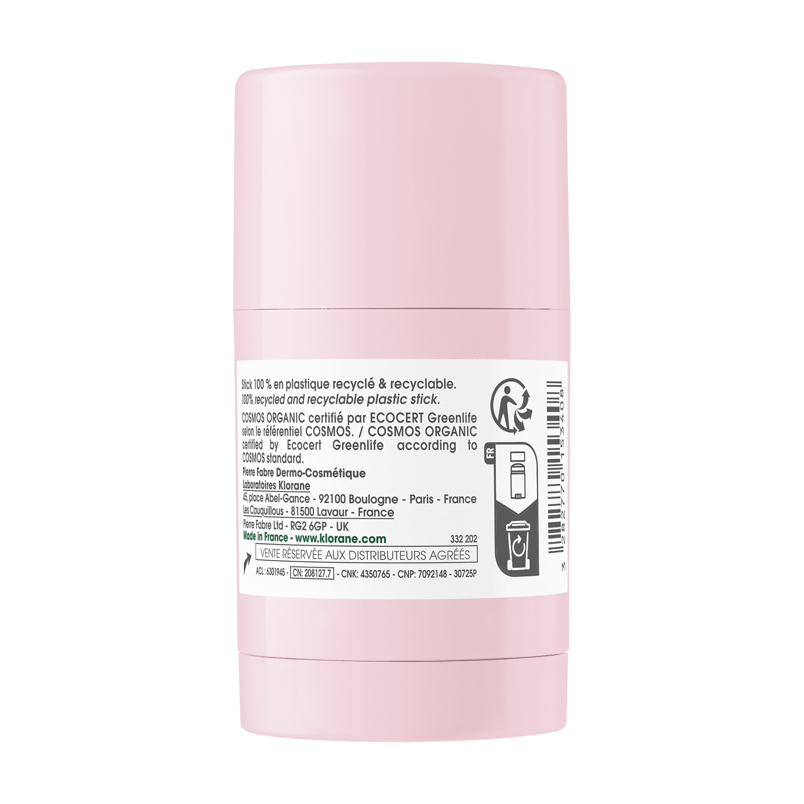 Masque en Stick Apaisant à la Pivoine BIO — Peaux sensibles