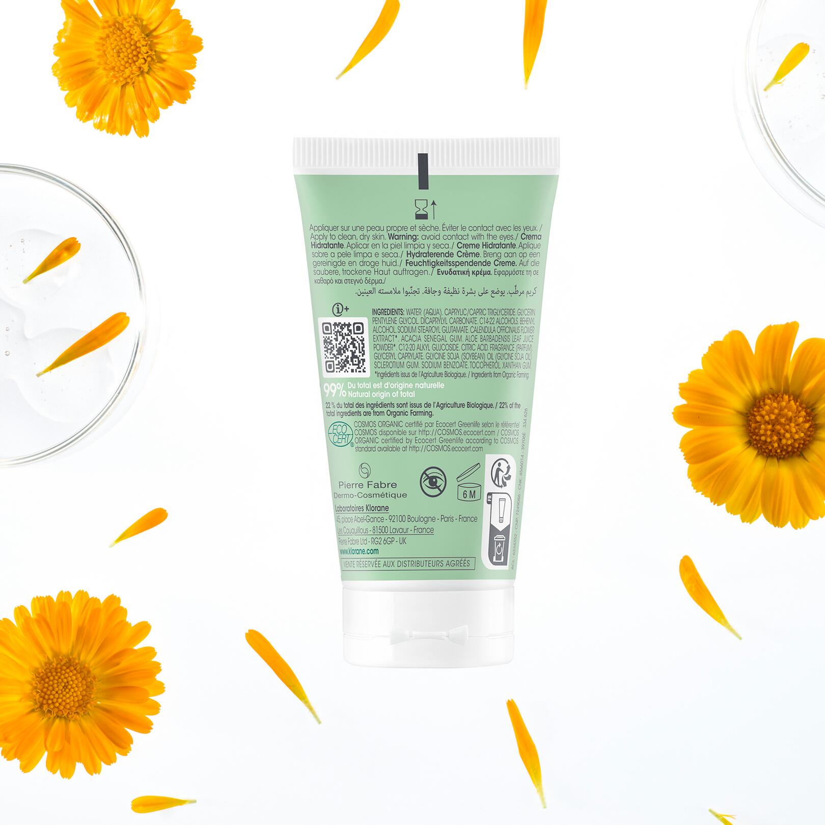 Crème hydratante certifiée BIO
