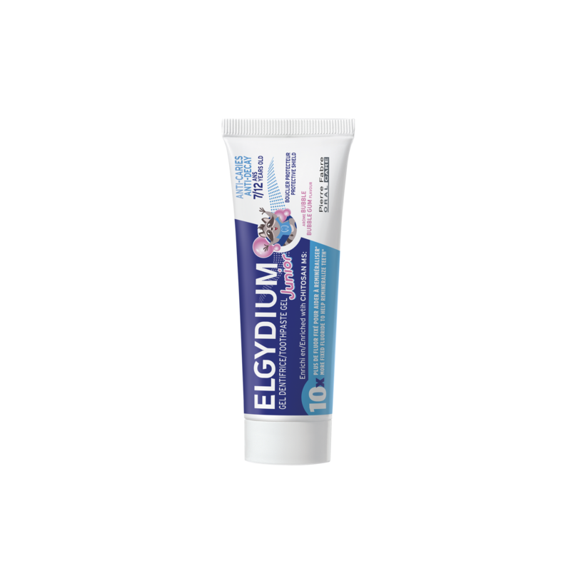 ELGYDIUM Junior Arôme Bubble 7/12 ans - dentifrice enfant