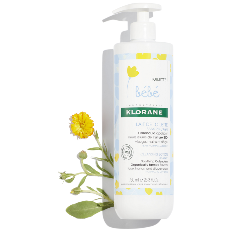 Lait nettoyant bébé sans rinçage