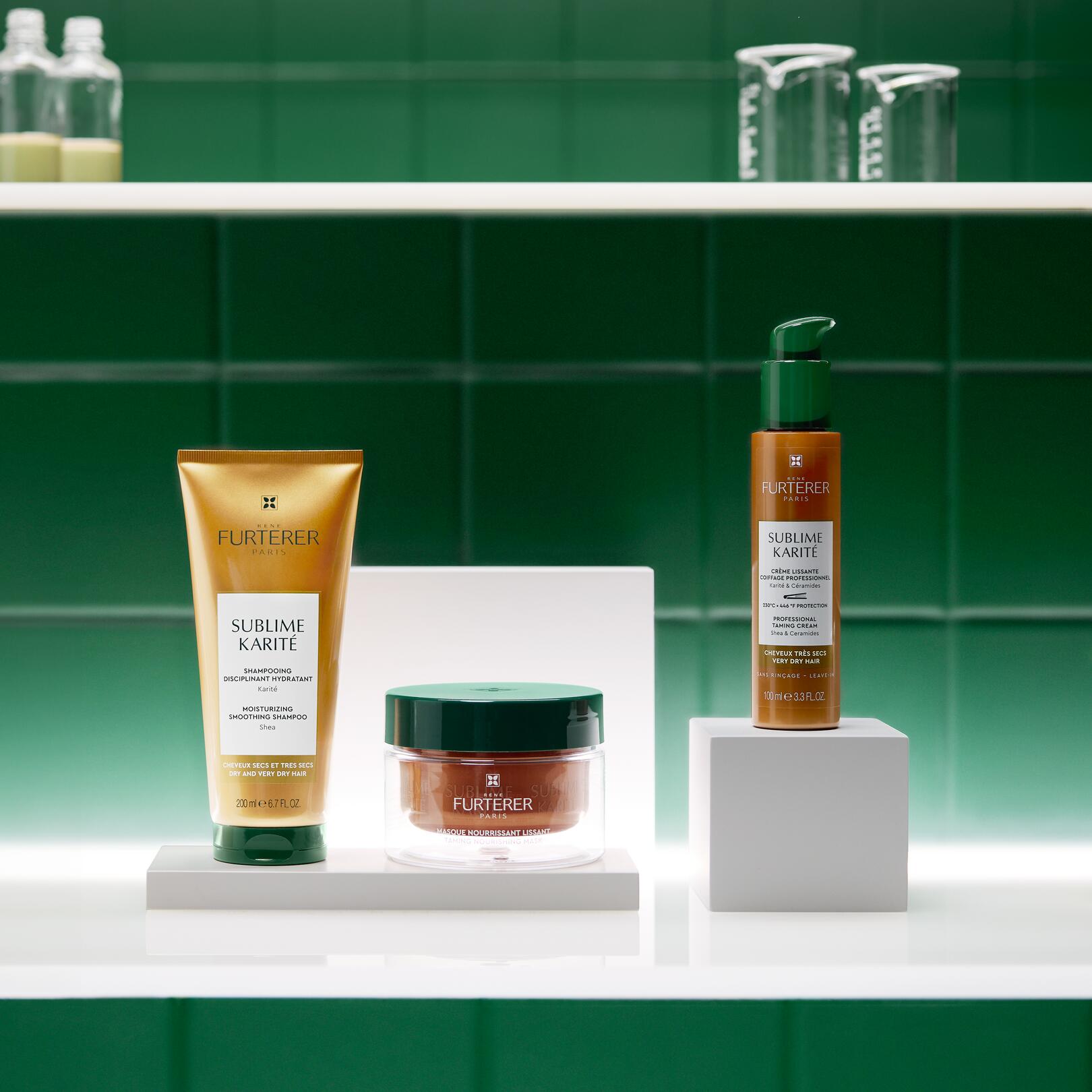 Crème lissante coiffage professionnel