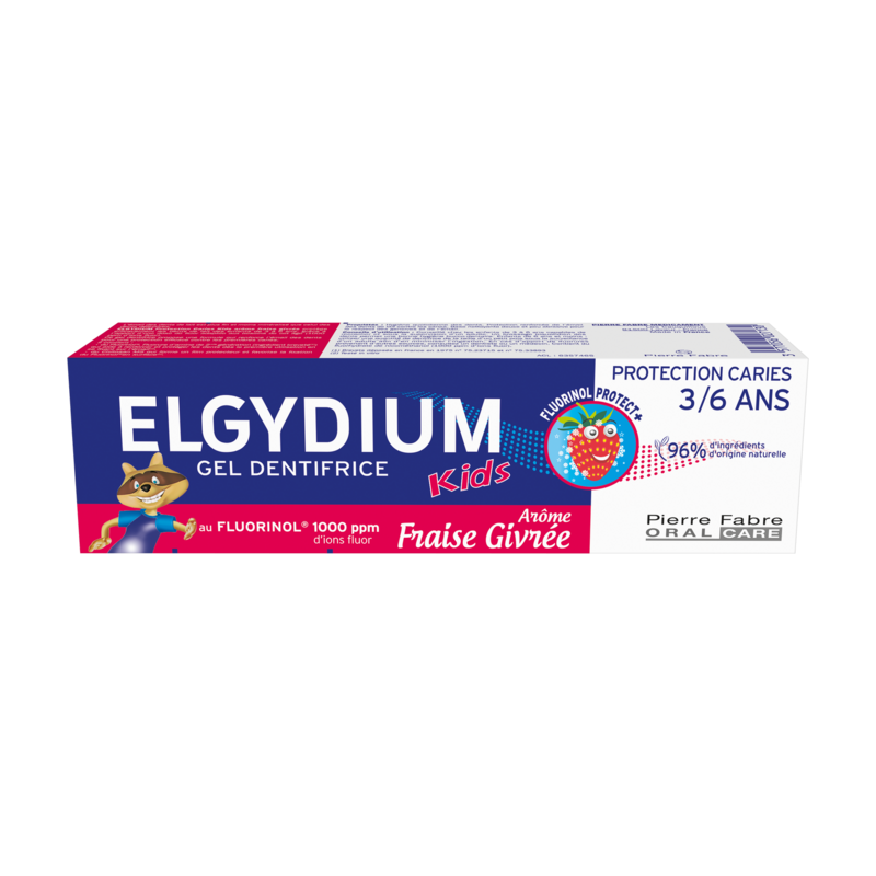 ELGYDIUM Kids Arôme Fraise givrée 3/6 ans - dentifrice enfant