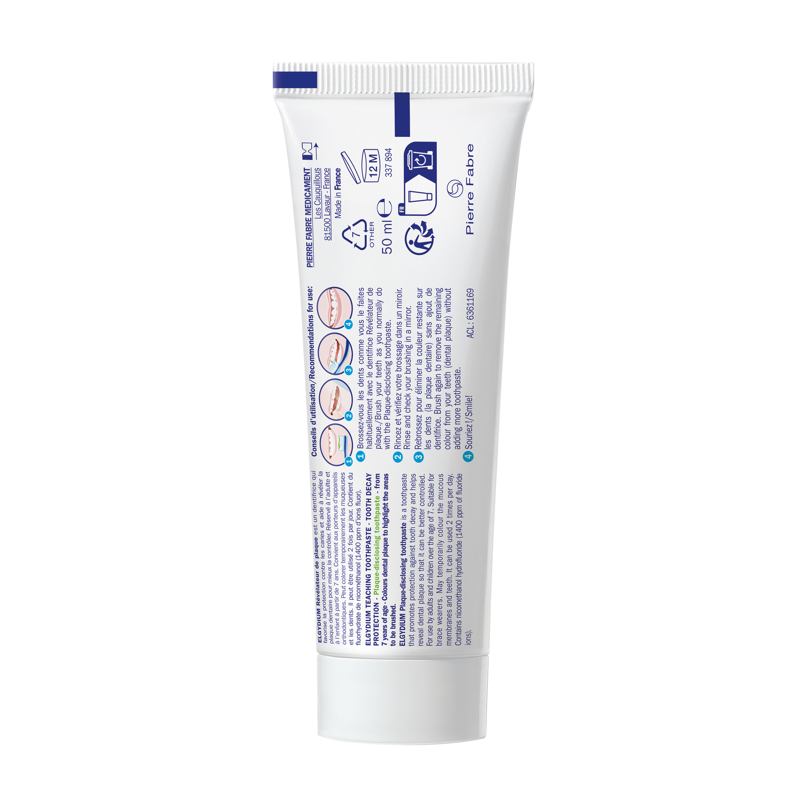 ELGYDIUM Révélateur de Plaque - dentifrice éducatif