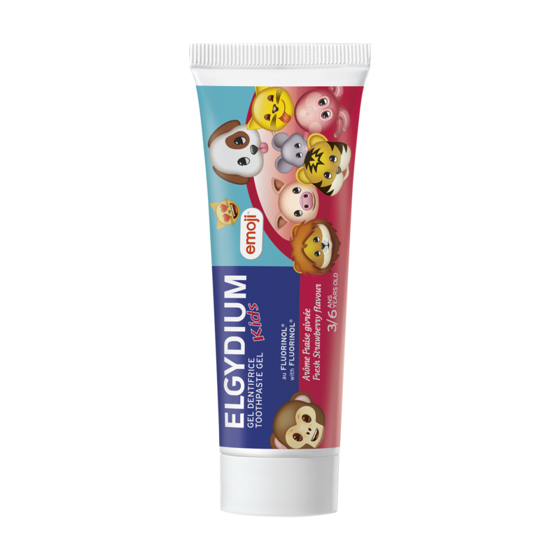 ELGYDIUM Kids Emoji Fresh Strawberry Οδοντόκρεμα για παιδιά ηλικίας 3-6 ετών