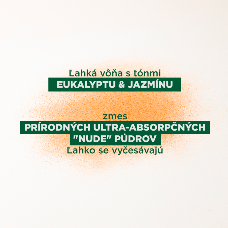 Seboregulační suchý šampon s kopřivou na tmavé mastné vlasy