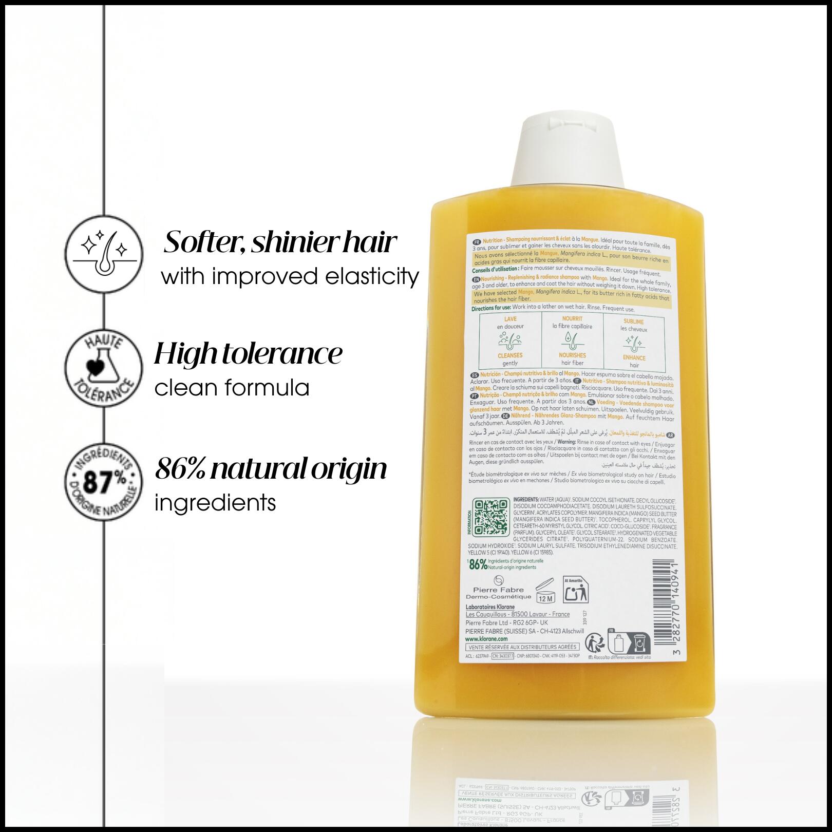 Nourishing Shampoo with Mango butter - Dry Hair