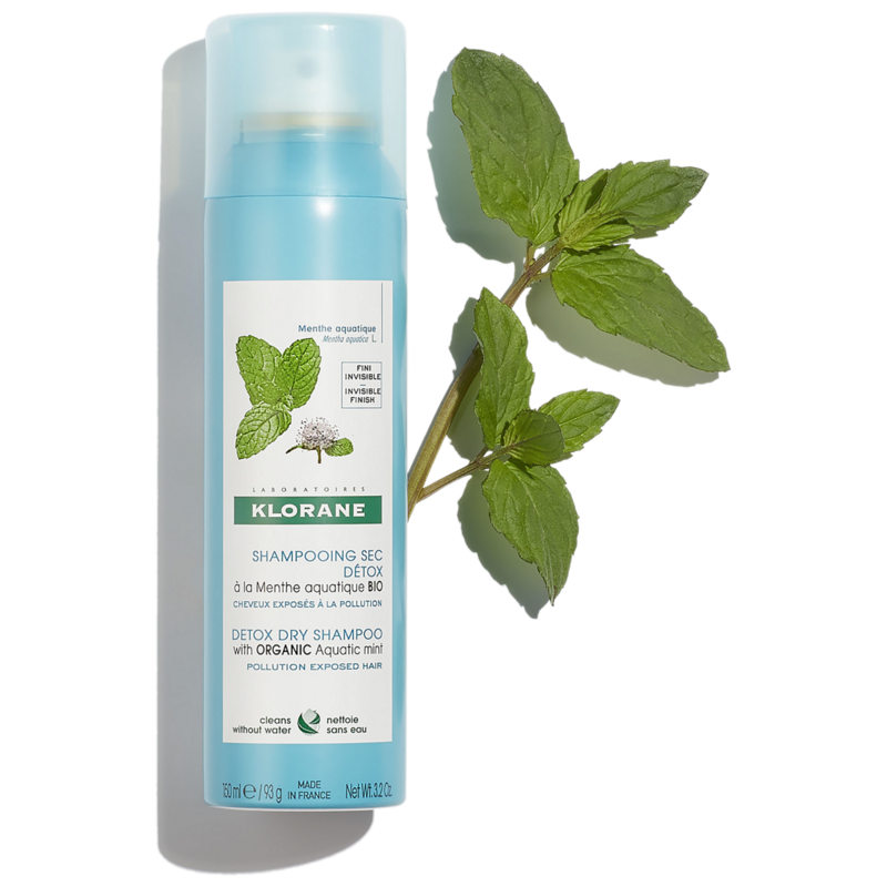Dry shampoo αποτοξίνωσης με ΒΙΟΛΟΓΙΚΗ Υδάτινη Μέντα