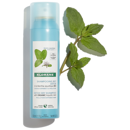 Champú seco a la Menta acuática BIO