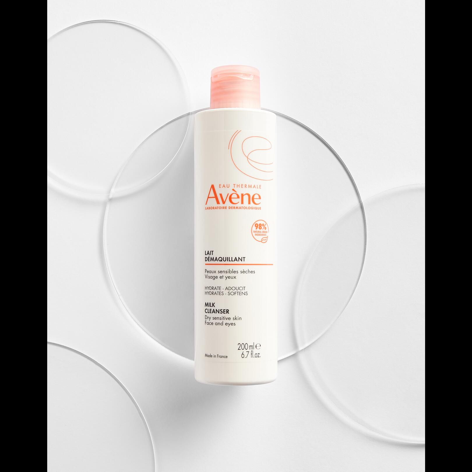 Avène lait démaquillant pour peaux sensibles sèches - Visage, yeux