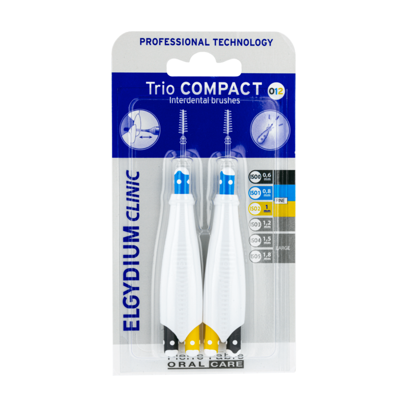 ELGYDIUM CLINIC Trio Compact (ISO 0/1/2) – Escovilhões