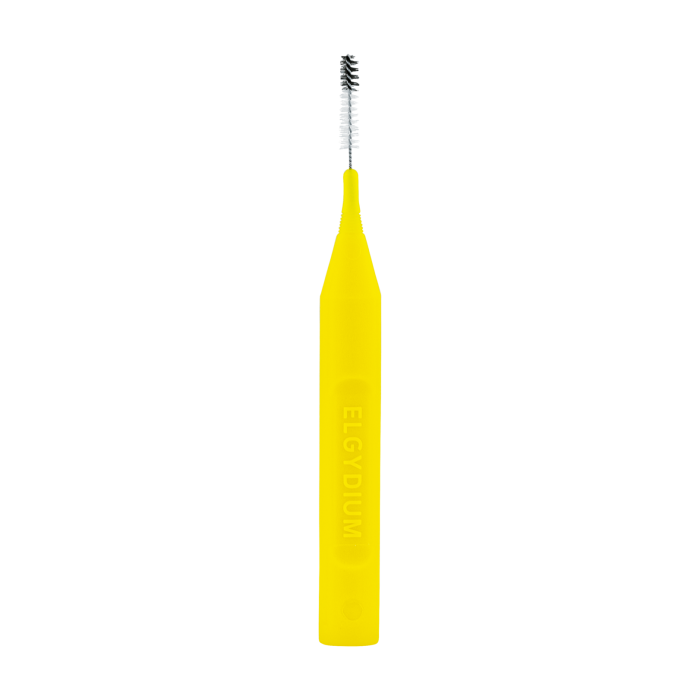 ELGYDIUM CLINIC Mono Compact 2 Żółta szczoteczka międzyzębowa