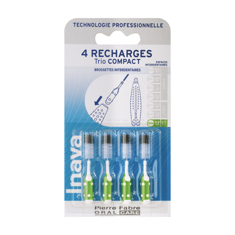 Inava Recharge Verte (ISO 6) - brossette interdentaire