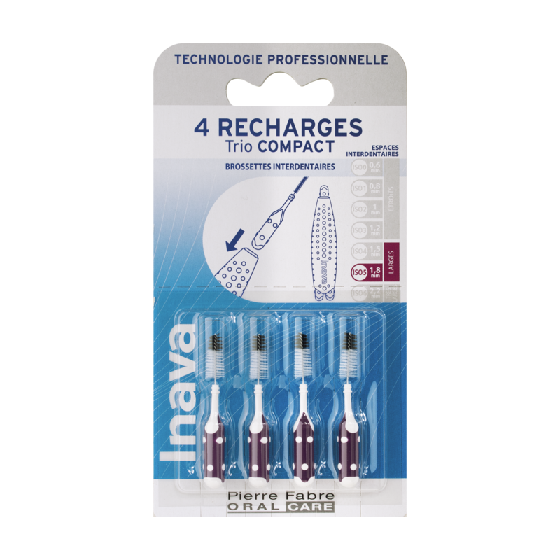 Inava Recharge Violette (ISO 5) - brossette interdentaire