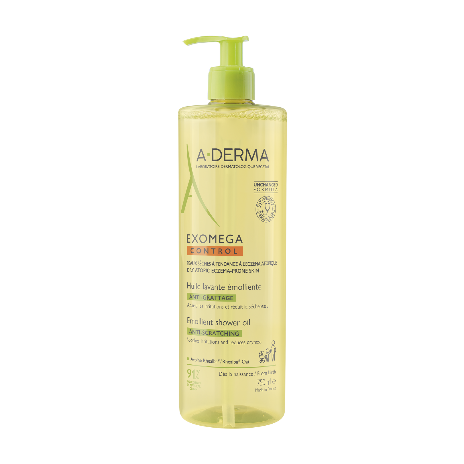 Aceite limpiador emoliente anti-picor