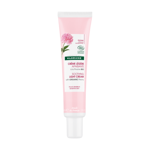 Rotina de cuidados do rosto Creme Ligeiro Calmante com Peónia BIO - Pele Sensível