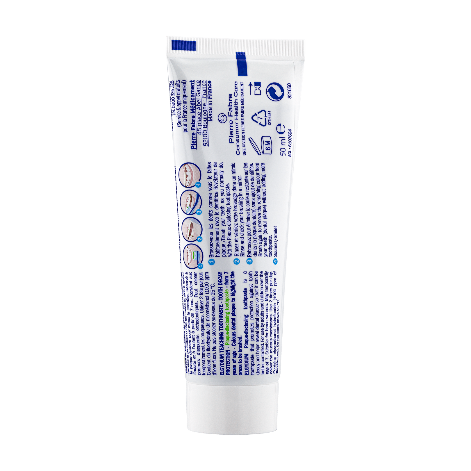 ELGYDIUM Révélateur de plaque - Dentifrice éducatif