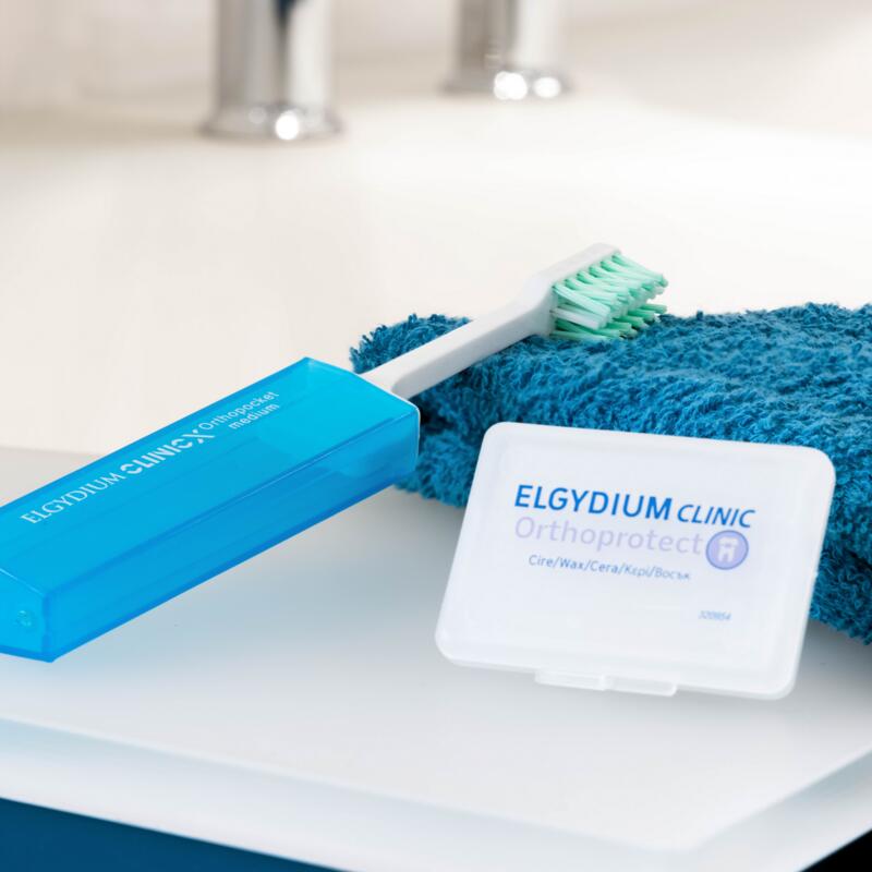 ELGYDIUM Clinic Orthopocket - brosse à dents orthodontie