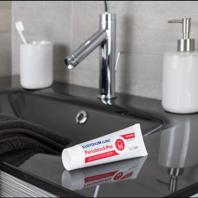 ELGYDIUM Clinic Perioblock Pro - Οδοντόκρεμα για αγωγή ευαίσθητων ούλων