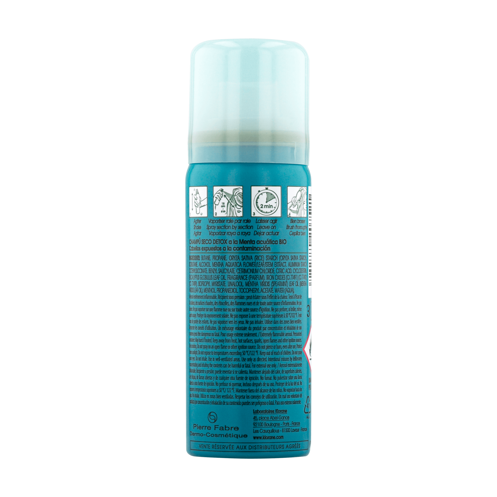 Detox Dry Shampoo with Organic Aquatic Mint - All hair types
