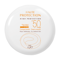 Haute protection compact teinté sable spf 50