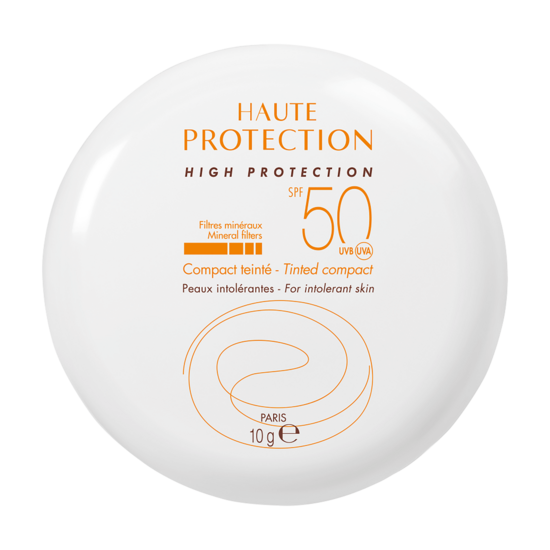 Cremă compactă nuanțatoare, cu protecție ridicată SPF 50 Auriu