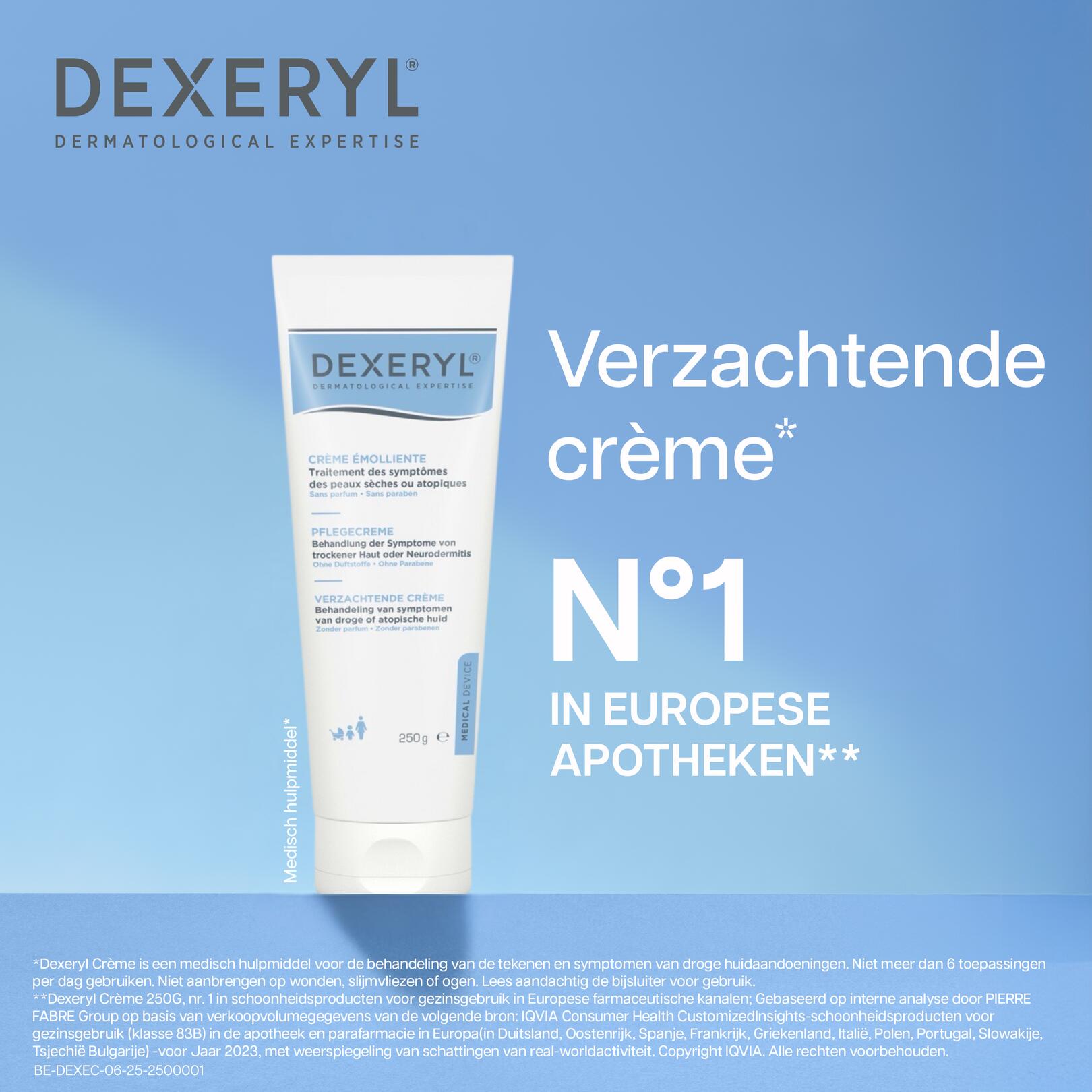 Dexeryl verzachtende crème