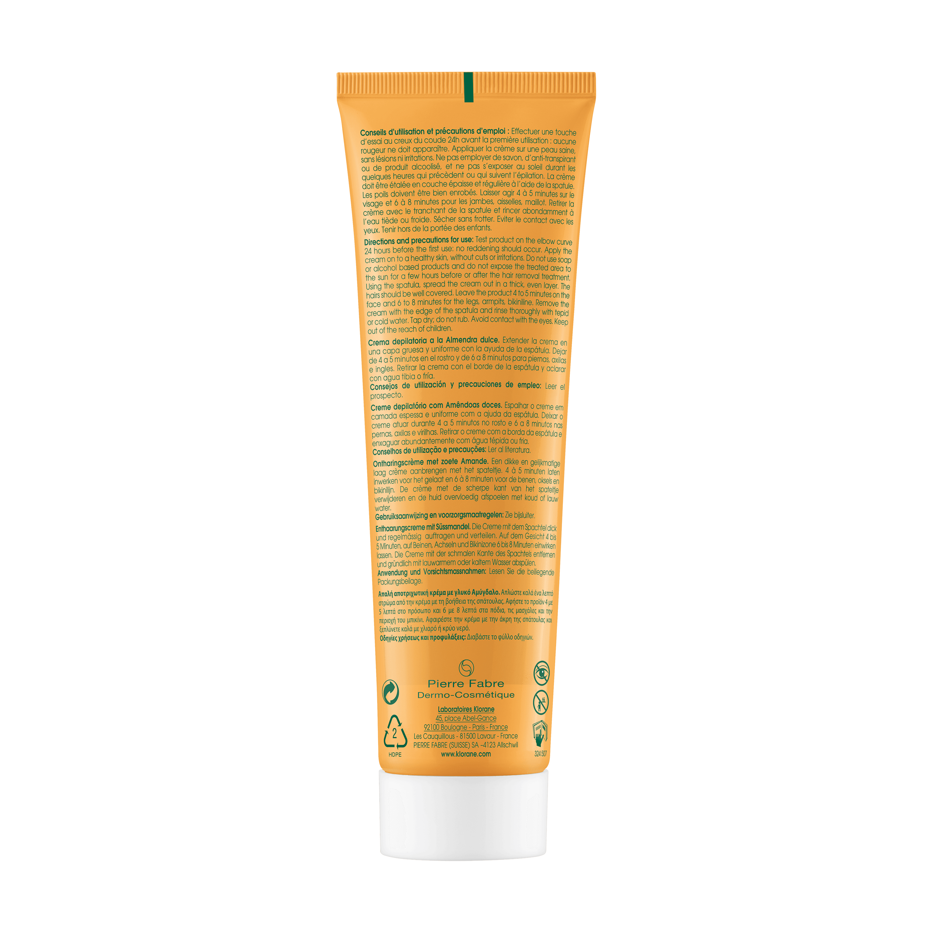 Κρέμα αποτρίχωσης με γλυκό Αμύγδαλο