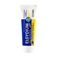  ELGYDIUM Pasty do zębów, ELGYDIUM Kids Bananowa pasta do zębów dla dzieci 2-6 lat, 50 ml