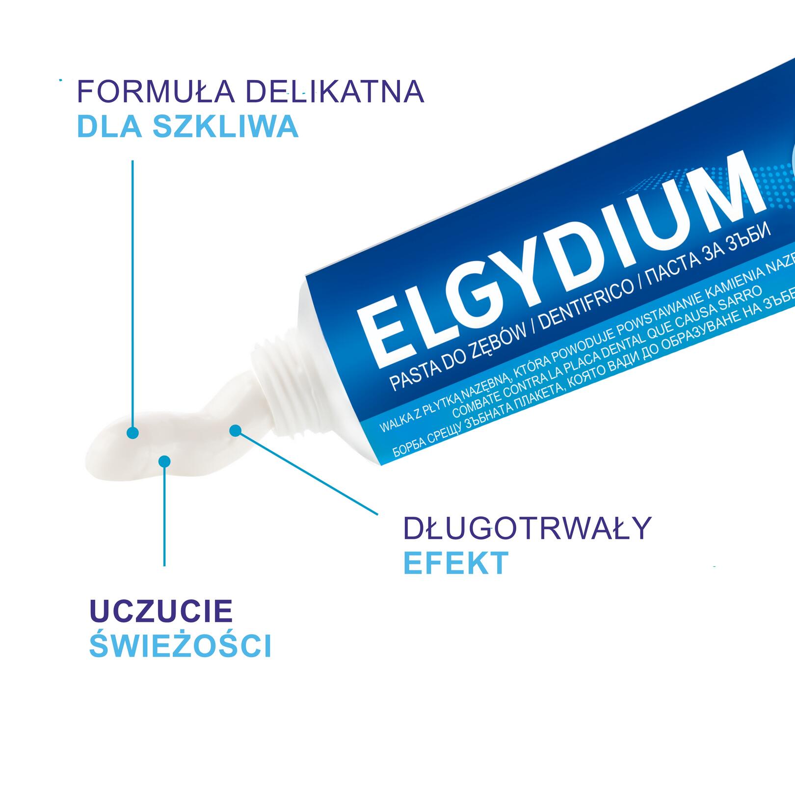 ELGYDIUM Anti-Plaque - Pasta do zębów usuwająca kamień nazębny