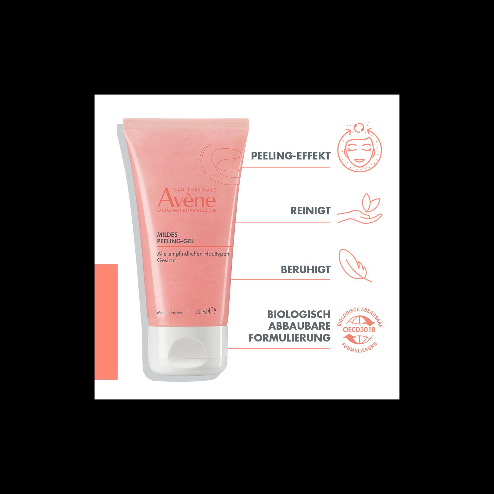 Peeling Gel Für Den Körper – Reinigend, Mit Macadamia & Reismilch, Für Seidig Weiche Haut
