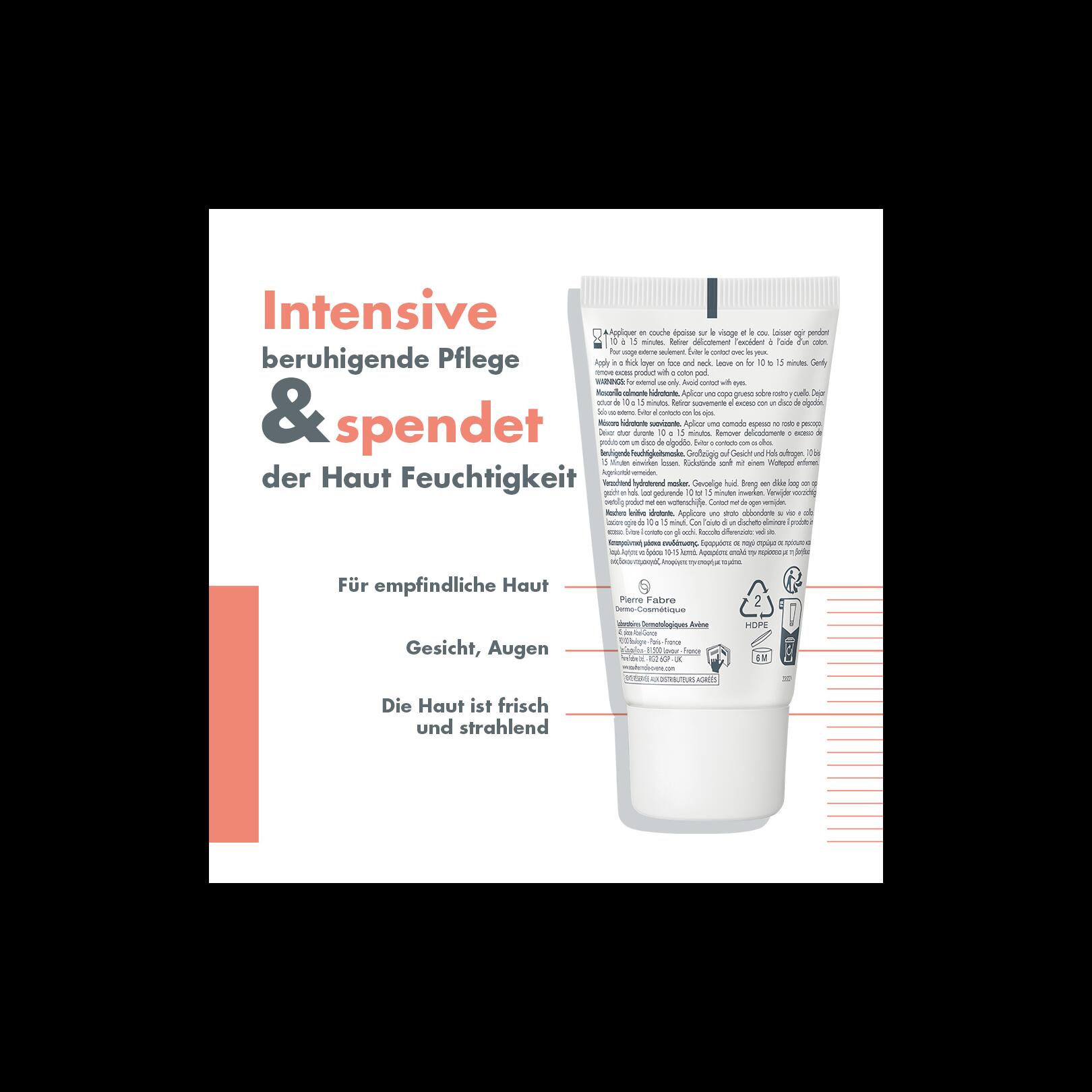 ARMONIA Feuchtigkeitsspendende & Verjüngende Gesichtsmaske – 1x10 Ml, Für Intensive Pflege