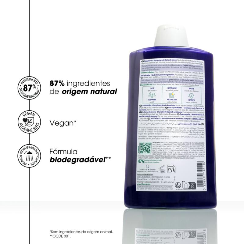 Champô com Centáurea BIO