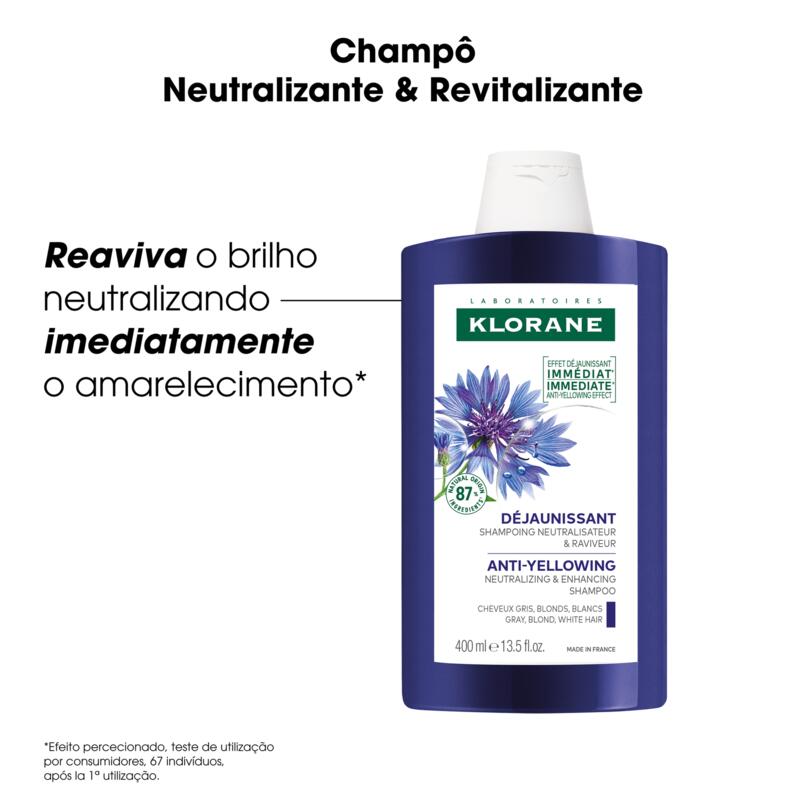 Champô com Centáurea BIO