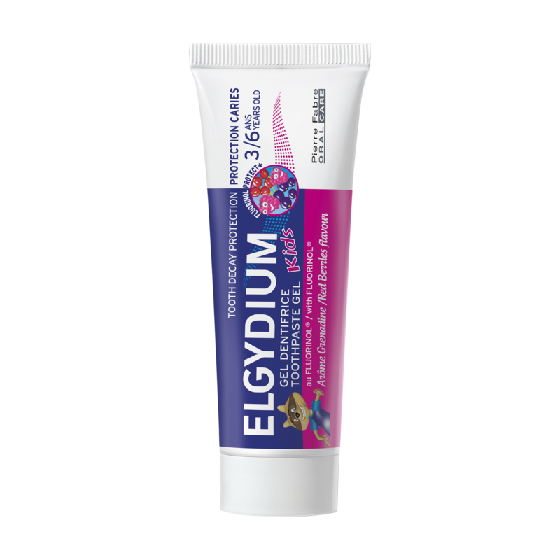 ELGYDIUM Kids Red Berries - Οδοντόκρεμα για παιδιά ηλικίας 3 έως 6 ετών